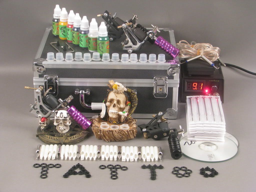 4 Guns Tattoo Kit Power Supply