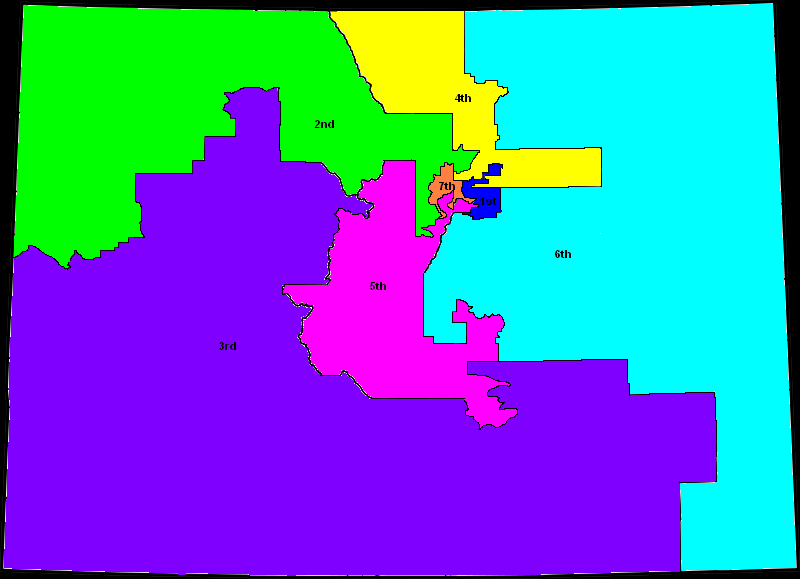 2010 Colorado Congressional Districts