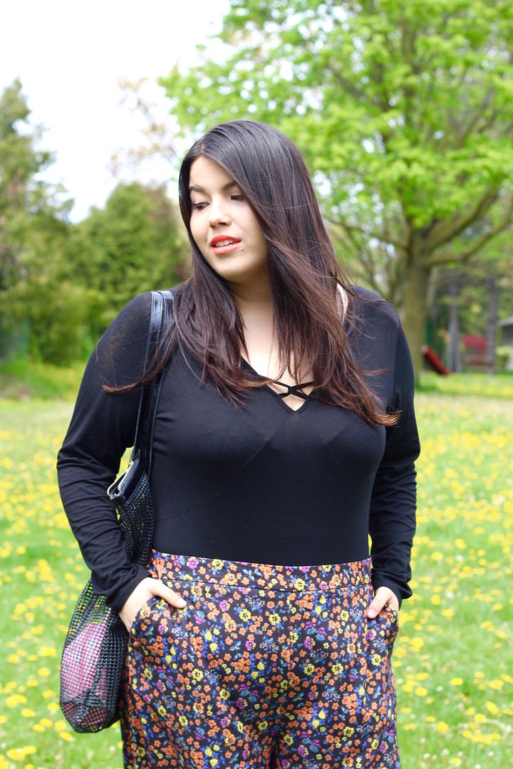 Simply Be plus size floral culottes crossbody suit plus size fashion canada toronto clothes and shit theinbetweenie jessica ip