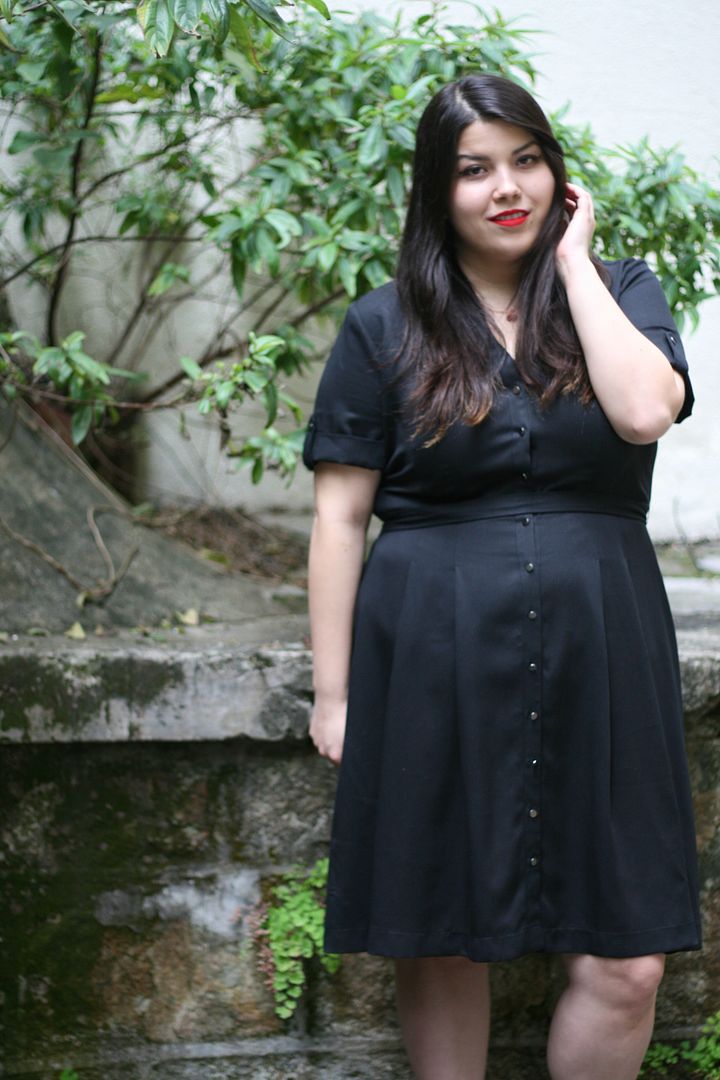Modamix plus size fashion toronto canada hong kong Modamix Fashion Plus Size Button Dress Aria Dress