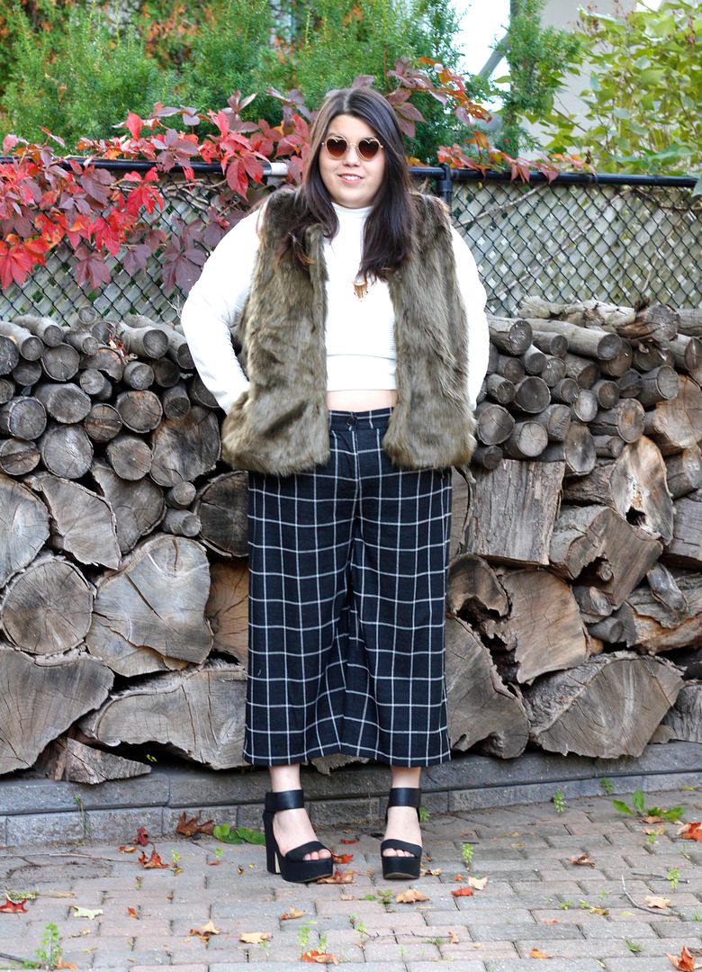 plus size faux fur plus size fashion plus size grid culotte fashion to figure penningtons canadian plus size fashion