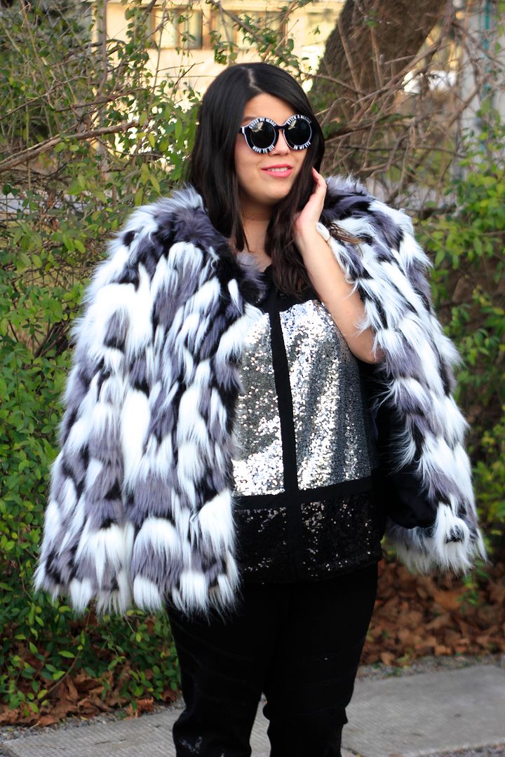 Modamix Plus Size Fashion Sequins Holiday Look 2015 Jessica Ip Toronto Plus Size Fashion Blogger