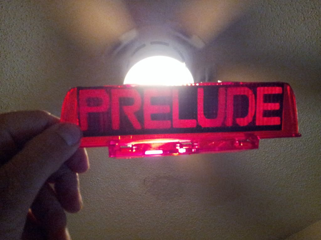 DIY Custom 3rd Brake Light Honda Prelude Forum