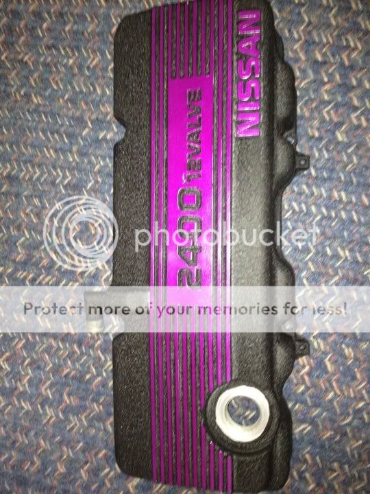 FL Wrinkle red KA24E powder coated valve cover Forums