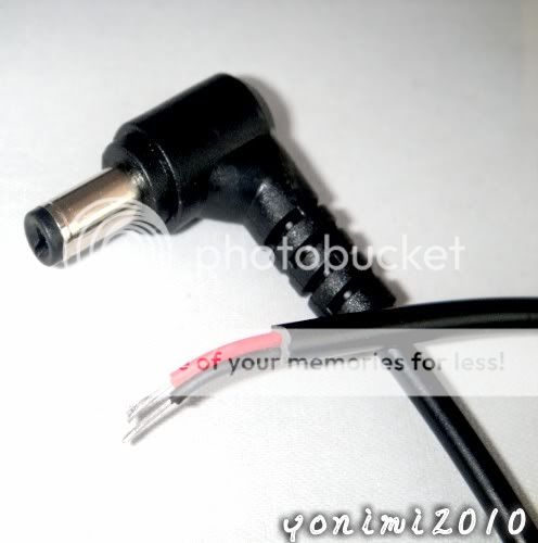 New DC Power Plug Connector 90° 5.5X2.5mm Cord/Cable 25cm Free 